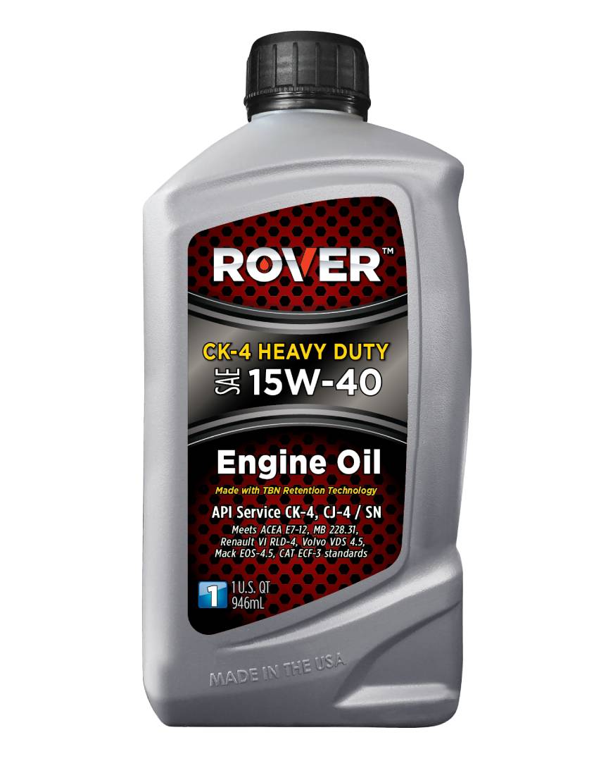 ROVER CK-4 Heavy Duty SAE 15W-40 Synthetic Blend Engine Oil